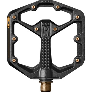 image:imageCrankbrothers Stamp Flat MTB Pedals  SizeSpecific Lightweight Versatile Durable Bike PedalsBlack and gold
