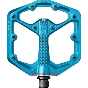 image:imageCrankbrothers Stamp Flat MTB Pedals  SizeSpecific Lightweight Versatile Durable Bike PedalsElectric blue