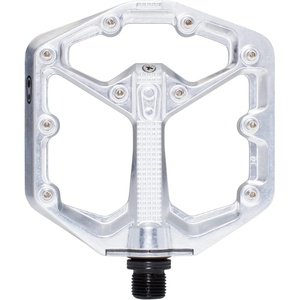image:imageCrankbrothers Stamp Flat MTB Pedals  SizeSpecific Lightweight Versatile Durable Bike PedalsHigh Polish Silver